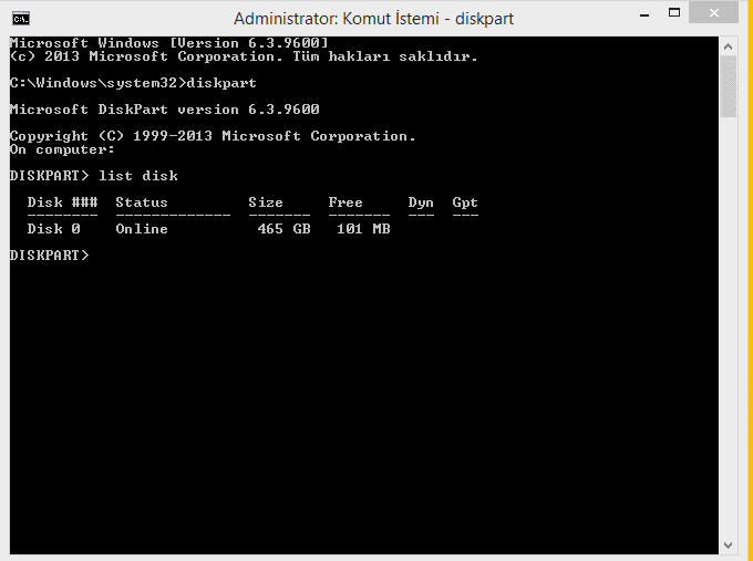remove disk