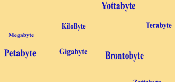 Megabyte, Gigabyte, Terabyte, Petabyte, Exabyte Kapasiteleri
