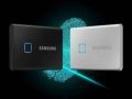 Parmak İzi Korumalı Taşınabilir SSD Samsung T7 Touch SSD