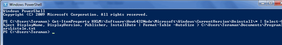 Powershell