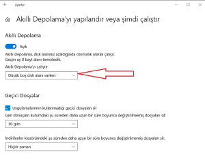 akıllı depolama