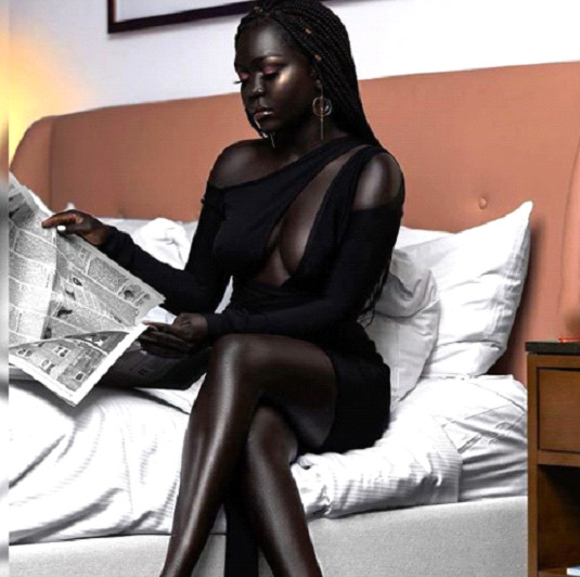 dünyanın en siyah tenli kadını