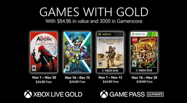 Games with gold xbox