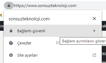 Bağlantı güvenli